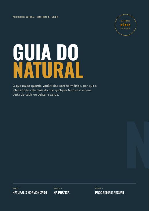 Capa do Guia do Natural